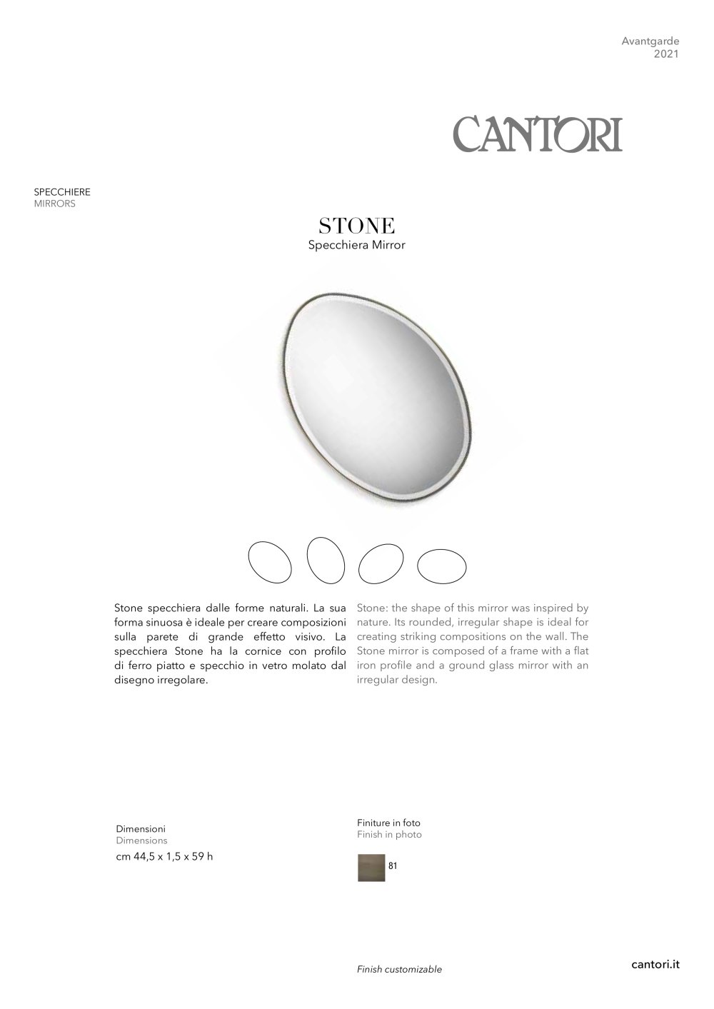 STONE - CANTORI