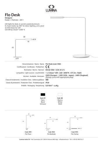 Tavolo:FLO BEDSIDE