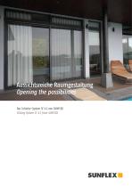 Opening the possibilities - Sliding System SF 42 from SUNFLEX