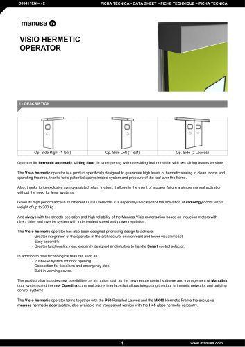 VISIO HERMETIC OPERATOR