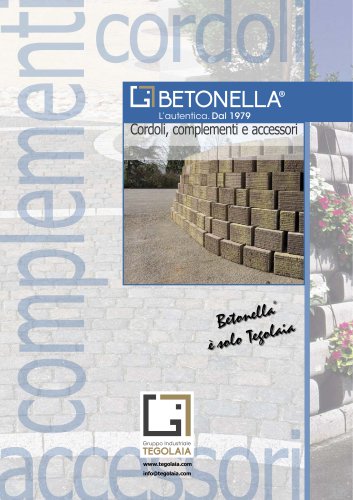 Cordoli, complementi e accessori