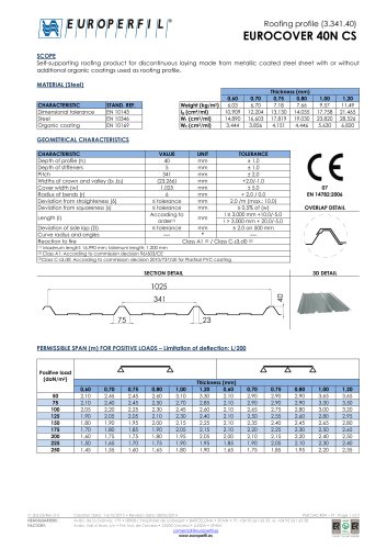 EUROCOVER 40N CS
