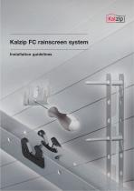 Kalzip FC rainscreen system