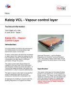 Kalzip VCL - Vapour control layer