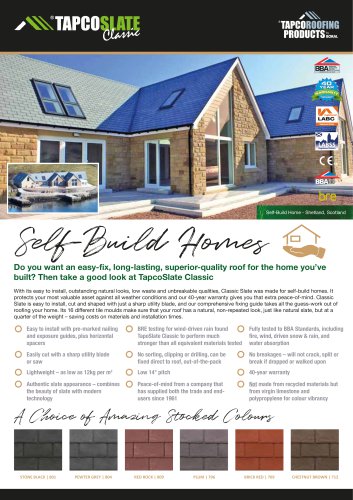 Self-Build Homes Fact Sheet