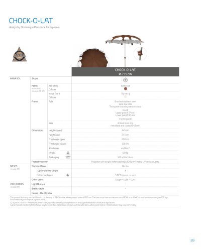 Sywawa parasols - CHOCK-O-LAT