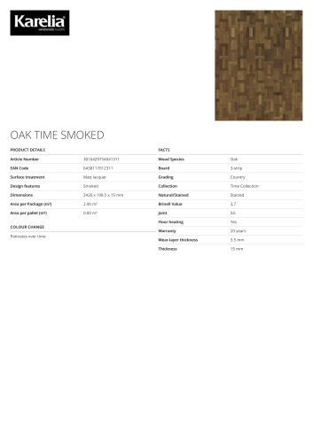 OAK TIME SMOKED