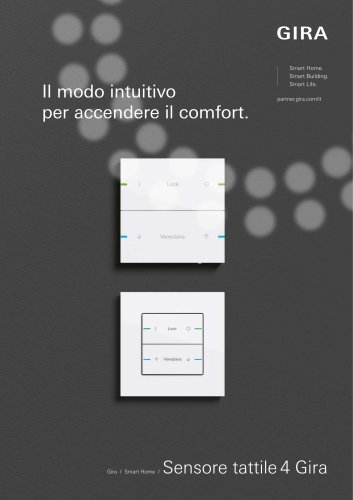 Gira Sensore tattile 4 - KNX