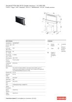 Downdraft FDW 908 IB XS Cristallo nero/inox | 110.0365.588