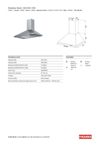 Stainless Steel | 320.0521.538