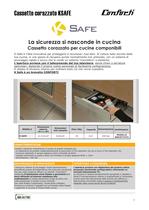 CONFORTI: K SAFE cassetto corazzato per cucina - 1