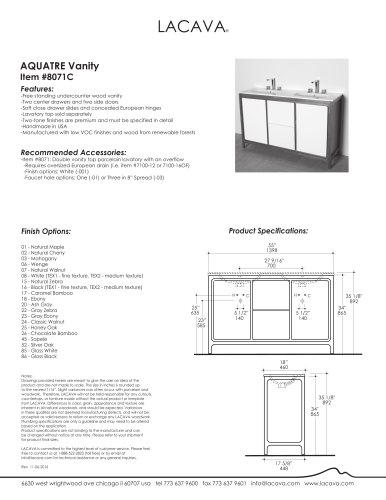 AQUATRE # 8071C