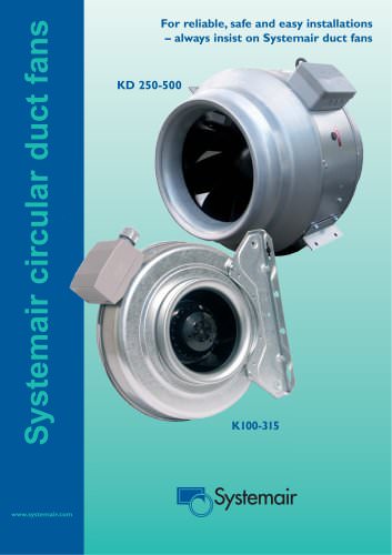 Systemair circular duct fans