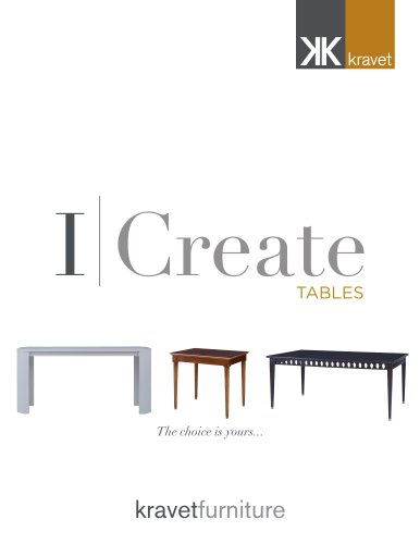 I Create TABLES