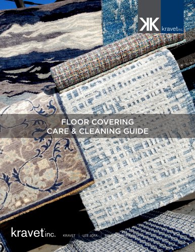 FLOOR COVERING CARE & CLEANING GUIDE