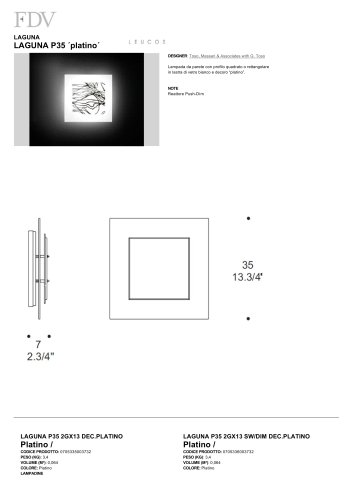 LAGUNA P35 ´platino´