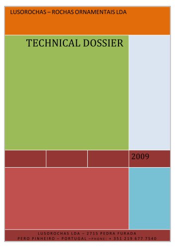 Technical dossier