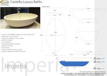 IMPERIA LARGE FREESTANDING LUXURY OVAL DESIGNER BATH