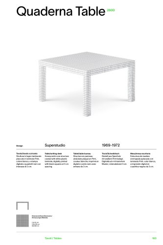 Catalogo 2600 QUADERNA TABLE