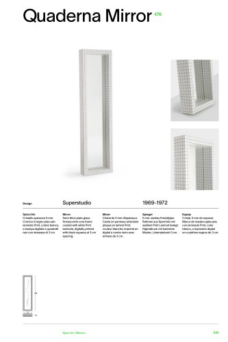 Catalogo 476 QUADERNA MIRROR