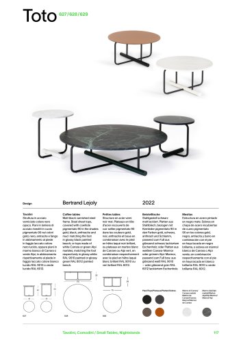 Catalogo 627-628-629 TOTO