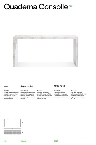Catalogo 710 QUADERNA CONSOLLE