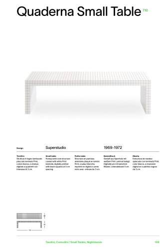 Catalogo 710 QUADERNA SMALL TABLE