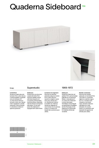 Catalogo 756 QUADERNA SIDEBOARD