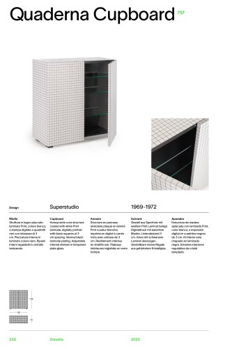 Catalogo 757 QUADERNA CUPBOARD