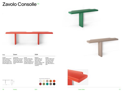 Catalogo 792 ZAVOLO CONSOLLE