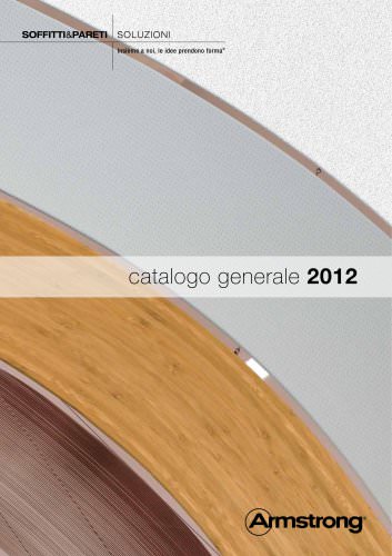 Catalogo Generale  - Soluzioni per soffitti