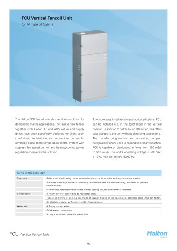 FCU Vertical Fancoil Unit