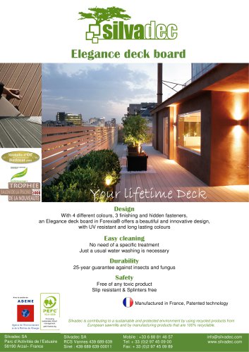 Elegance deck board