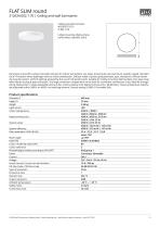 FLAT SLIM round