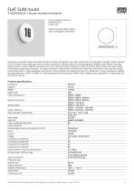 FLAT SLIM round