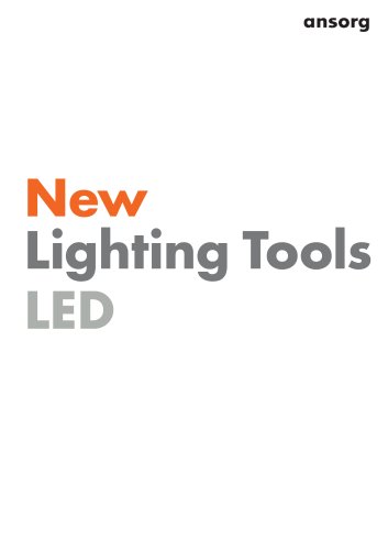 Catalogue 'New Lighting Tools LED´