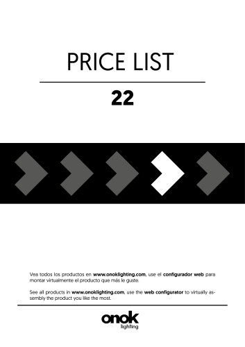 PRICE LIST 22