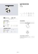 Technical Datasheet GOT PROYECTOR TRACK