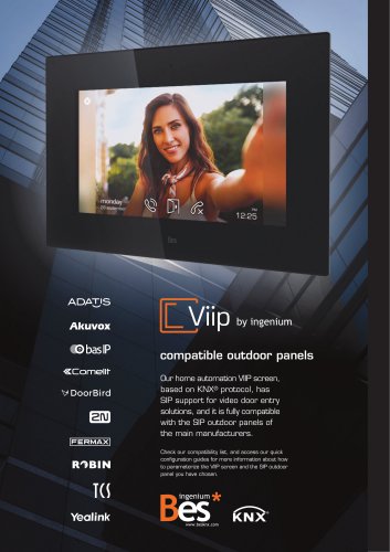 BES KNX_VIIP_compatible_outdoor_panels