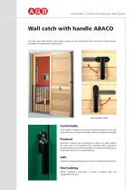 Wall catch with handle ABACO