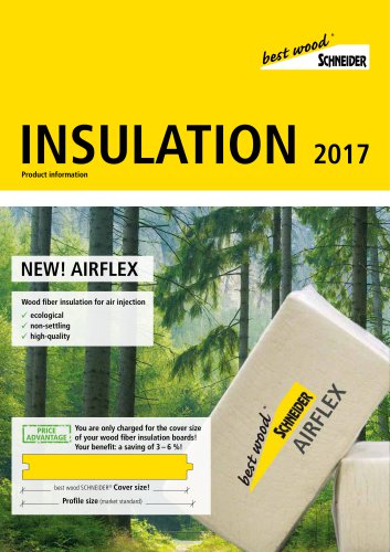 Brochure wood fiber insulation boards