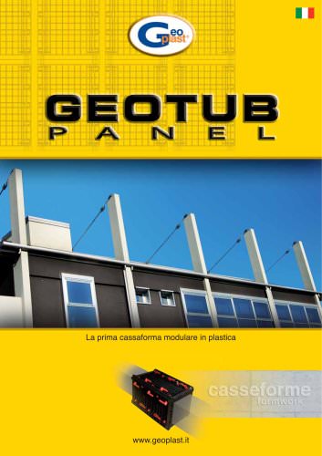 Geotub panel