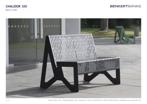 Chalidor 100 Bench 1200 - data sheet