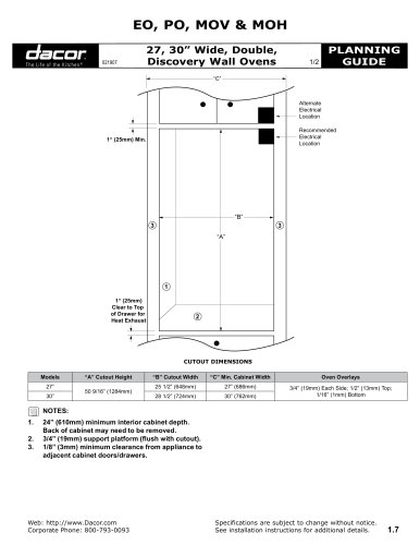 Double Discovery Wall Ovens