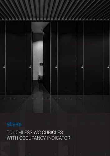 TOUCHLESS WC CUBICLES  WITH OCCUPANCY INDICATOR