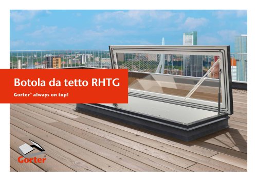 RHTG Botola per tetto con vetrata