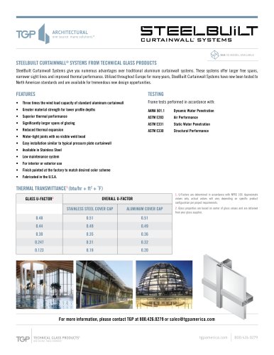 Steel built Curtainwall