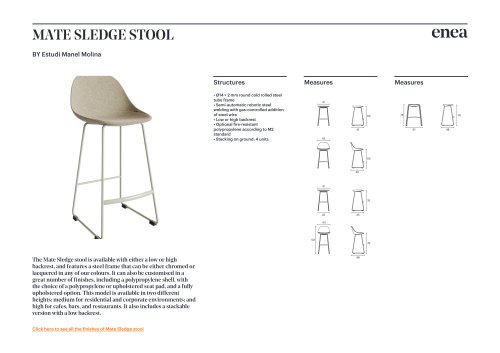 MATE SLEDGE STOOL