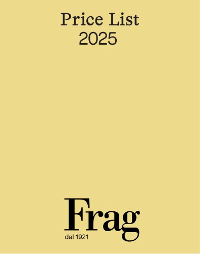 Frag - Listino prezzi 2025