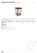 scheda tecnica bungalow bar table marble - 1